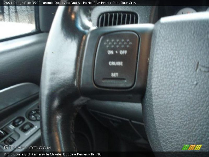 Patriot Blue Pearl / Dark Slate Gray 2004 Dodge Ram 3500 Laramie Quad Cab Dually