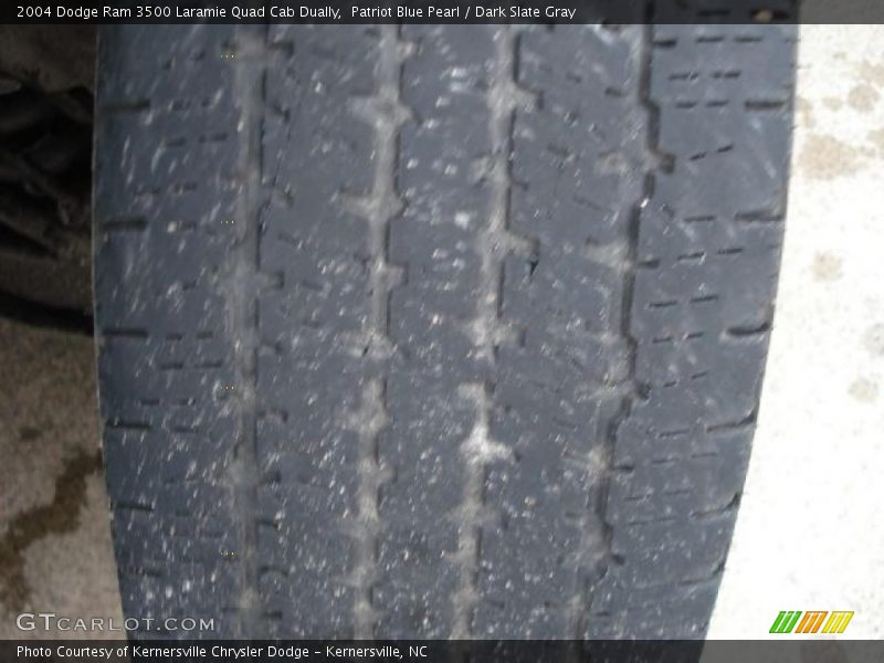 Patriot Blue Pearl / Dark Slate Gray 2004 Dodge Ram 3500 Laramie Quad Cab Dually
