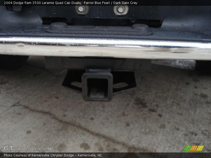Patriot Blue Pearl / Dark Slate Gray 2004 Dodge Ram 3500 Laramie Quad Cab Dually