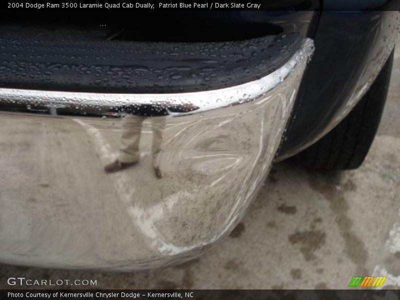 Patriot Blue Pearl / Dark Slate Gray 2004 Dodge Ram 3500 Laramie Quad Cab Dually