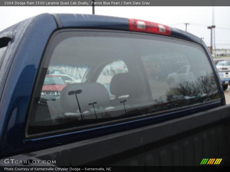 Patriot Blue Pearl / Dark Slate Gray 2004 Dodge Ram 3500 Laramie Quad Cab Dually