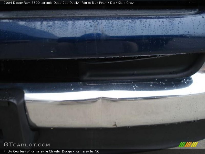 Patriot Blue Pearl / Dark Slate Gray 2004 Dodge Ram 3500 Laramie Quad Cab Dually