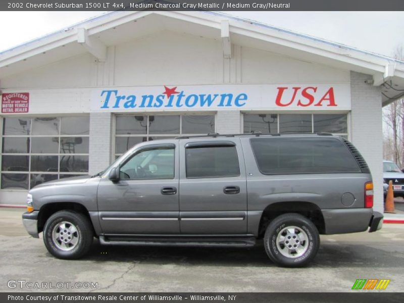 Medium Charcoal Gray Metallic / Medium Gray/Neutral 2002 Chevrolet Suburban 1500 LT 4x4