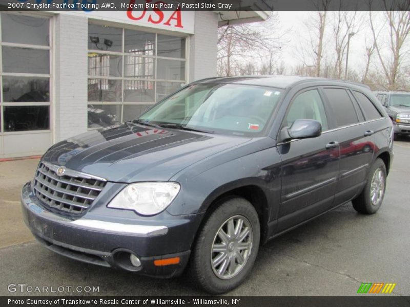 Modern Blue Pearl / Pastel Slate Gray 2007 Chrysler Pacifica Touring AWD