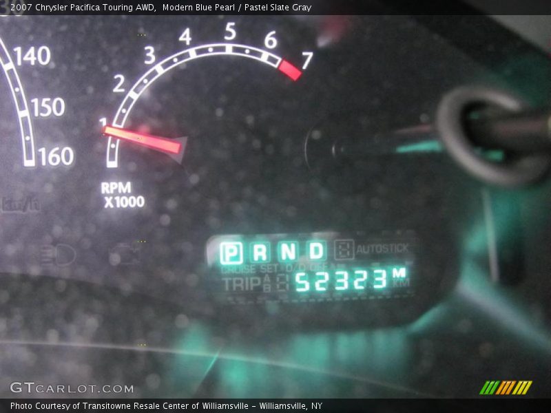 Modern Blue Pearl / Pastel Slate Gray 2007 Chrysler Pacifica Touring AWD