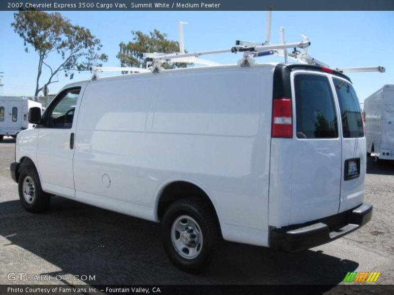 Summit White / Medium Pewter 2007 Chevrolet Express 3500 Cargo Van