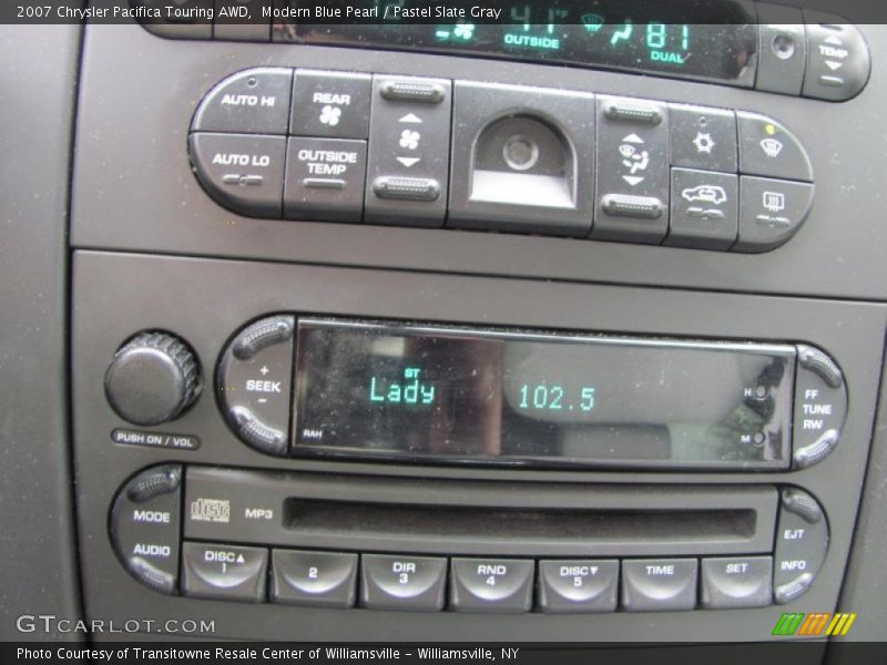 Modern Blue Pearl / Pastel Slate Gray 2007 Chrysler Pacifica Touring AWD