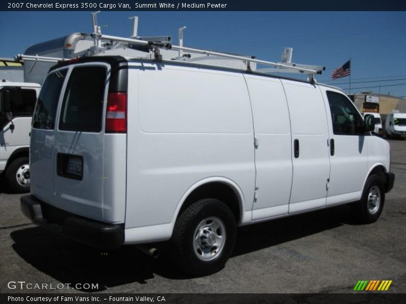 Summit White / Medium Pewter 2007 Chevrolet Express 3500 Cargo Van