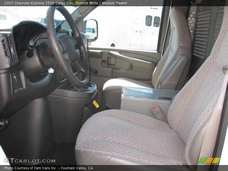 Summit White / Medium Pewter 2007 Chevrolet Express 3500 Cargo Van