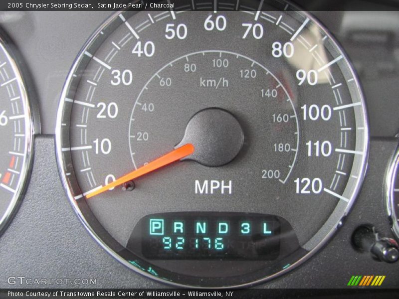 Satin Jade Pearl / Charcoal 2005 Chrysler Sebring Sedan