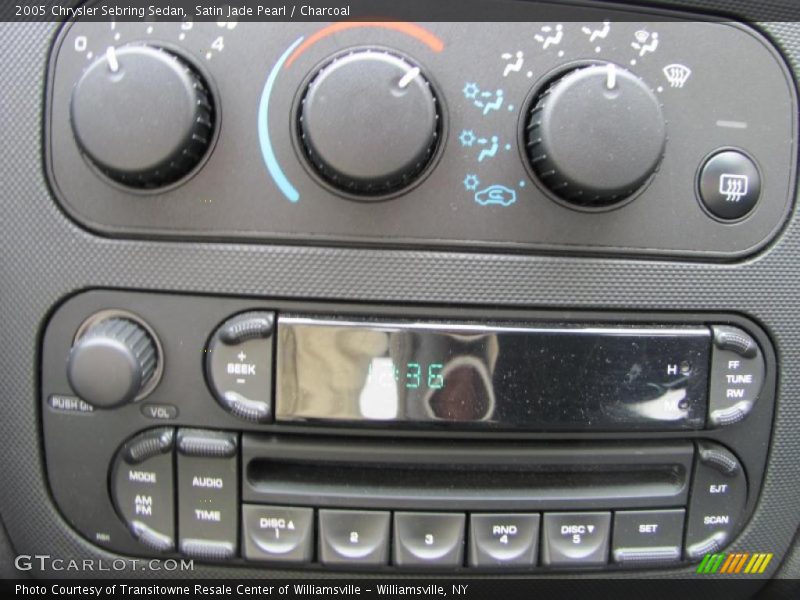 Satin Jade Pearl / Charcoal 2005 Chrysler Sebring Sedan