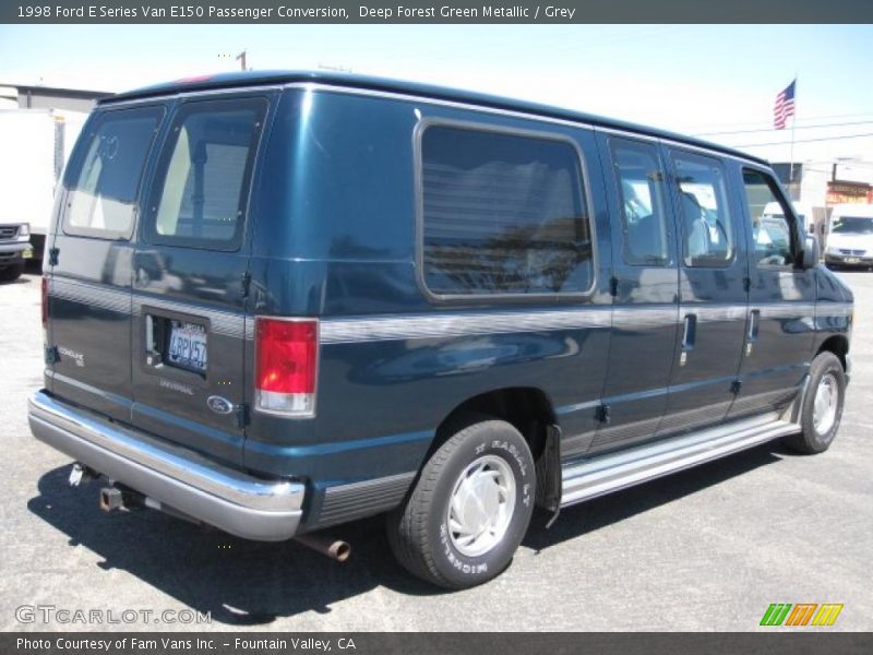 Deep Forest Green Metallic / Grey 1998 Ford E Series Van E150 Passenger Conversion