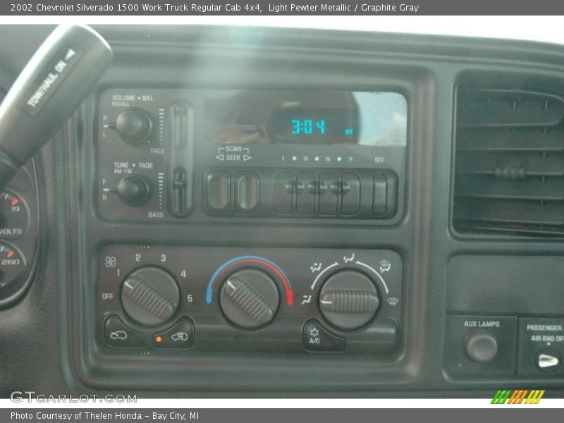 Light Pewter Metallic / Graphite Gray 2002 Chevrolet Silverado 1500 Work Truck Regular Cab 4x4