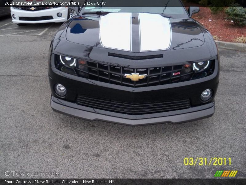 Black / Gray 2011 Chevrolet Camaro SS/RS Convertible