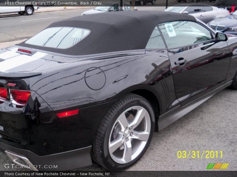 Black / Gray 2011 Chevrolet Camaro SS/RS Convertible