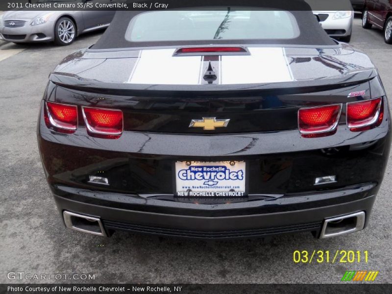 Black / Gray 2011 Chevrolet Camaro SS/RS Convertible