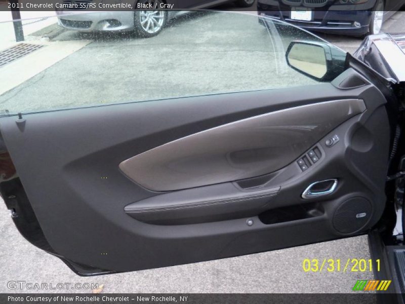 Black / Gray 2011 Chevrolet Camaro SS/RS Convertible
