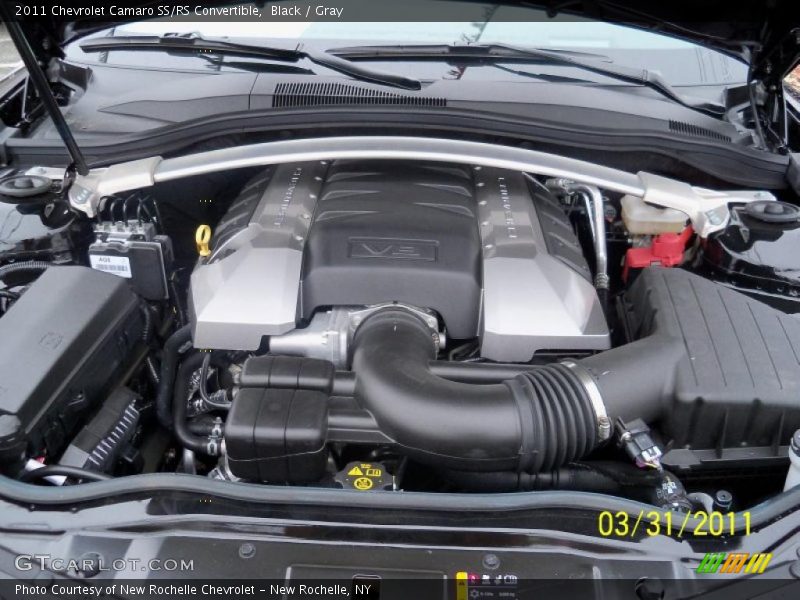 Black / Gray 2011 Chevrolet Camaro SS/RS Convertible
