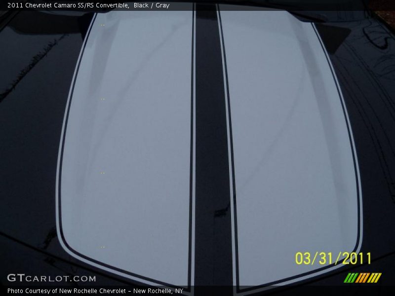 Black / Gray 2011 Chevrolet Camaro SS/RS Convertible