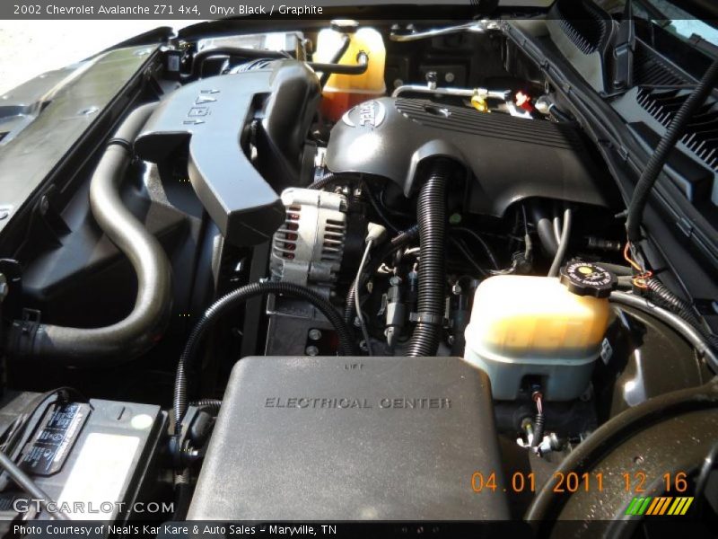 Onyx Black / Graphite 2002 Chevrolet Avalanche Z71 4x4