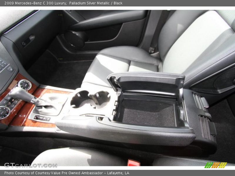 Palladium Silver Metallic / Black 2009 Mercedes-Benz C 300 Luxury