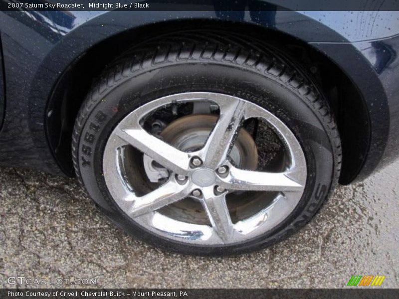 Midnight Blue / Black 2007 Saturn Sky Roadster