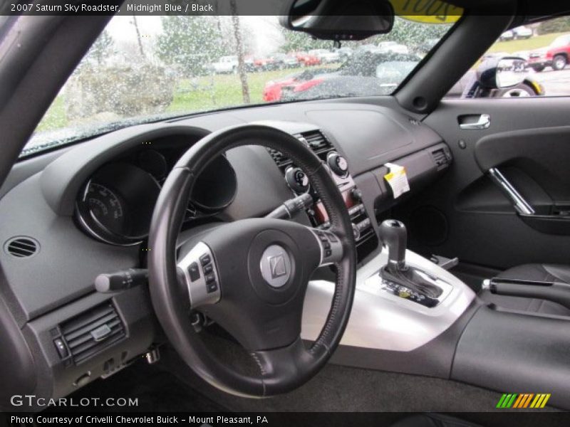 Midnight Blue / Black 2007 Saturn Sky Roadster