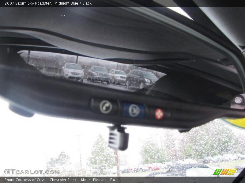 Midnight Blue / Black 2007 Saturn Sky Roadster