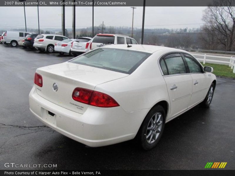 White Gold Flash Tri-Coat / Cocoa/Cashmere 2007 Buick Lucerne CXL