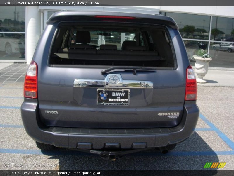 Galactic Gray Mica / Taupe 2008 Toyota 4Runner SR5