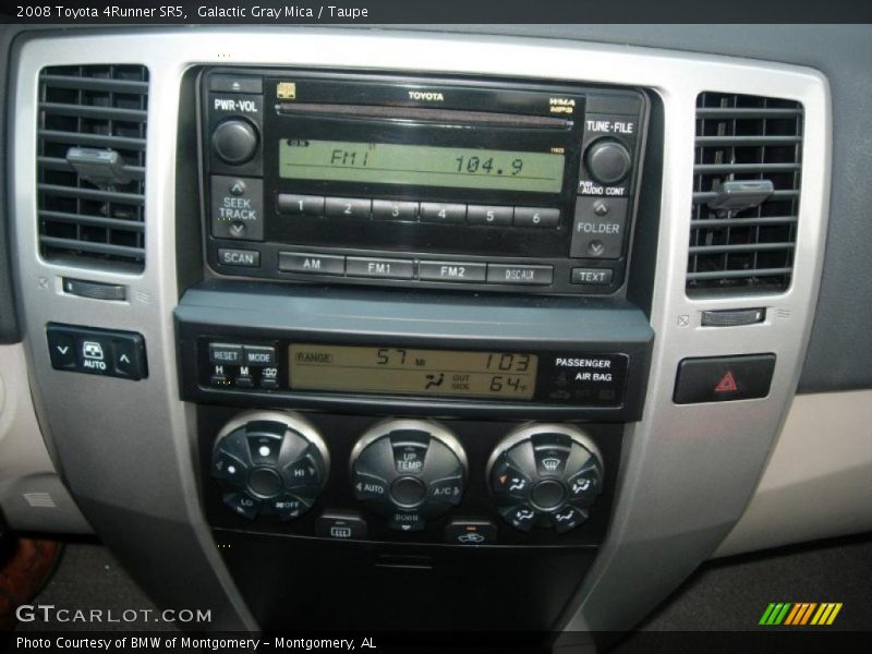 Galactic Gray Mica / Taupe 2008 Toyota 4Runner SR5