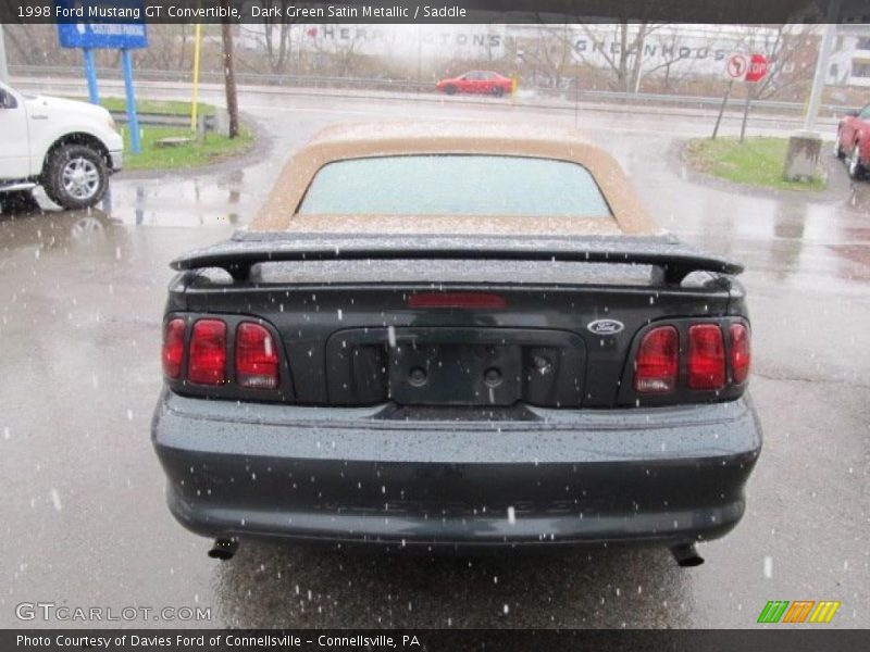  1998 Mustang GT Convertible Dark Green Satin Metallic