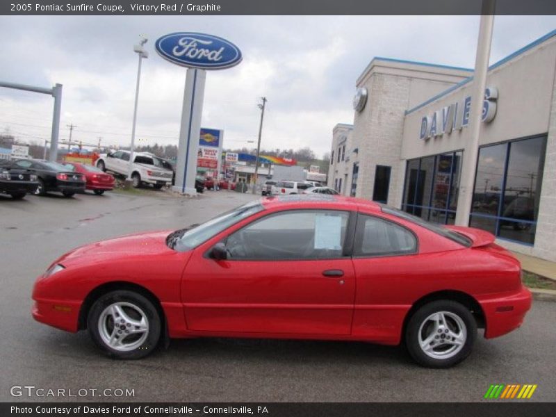Victory Red / Graphite 2005 Pontiac Sunfire Coupe