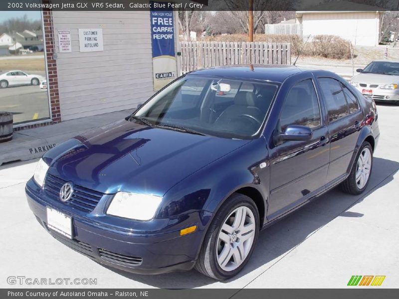 Galactic Blue Pearl / Grey 2002 Volkswagen Jetta GLX  VR6 Sedan