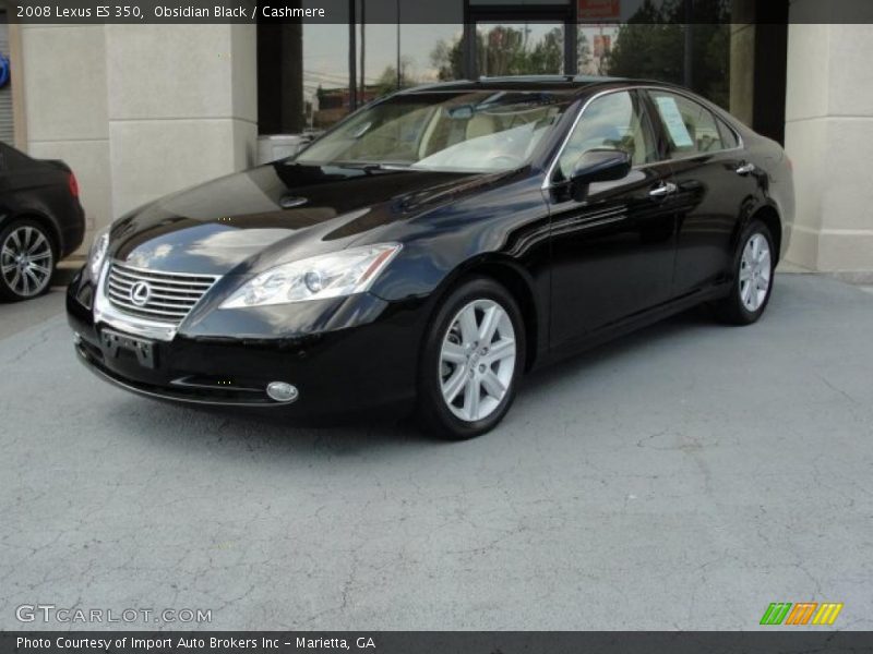 Obsidian Black / Cashmere 2008 Lexus ES 350