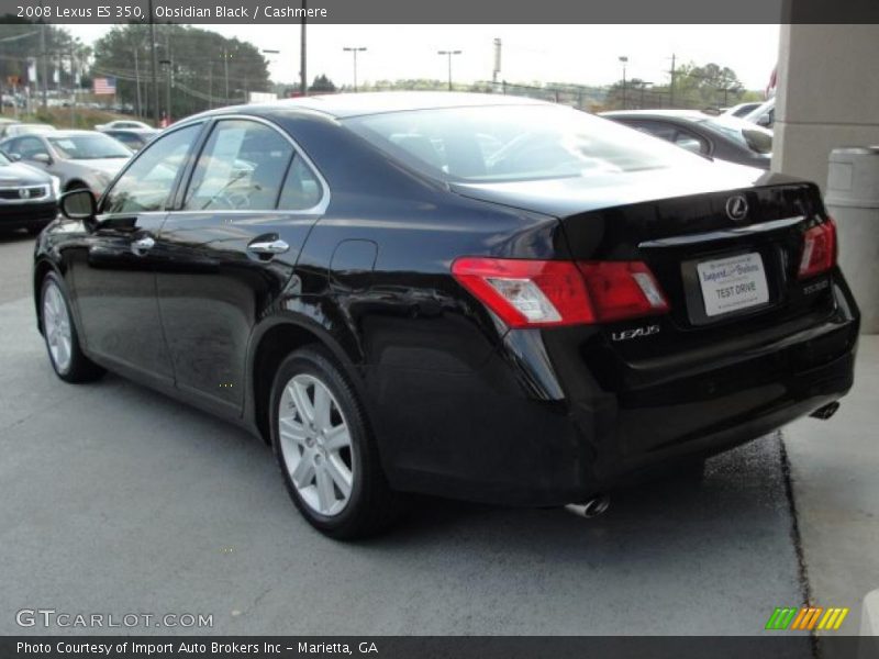 Obsidian Black / Cashmere 2008 Lexus ES 350