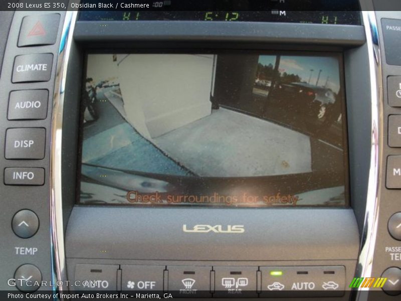 Obsidian Black / Cashmere 2008 Lexus ES 350