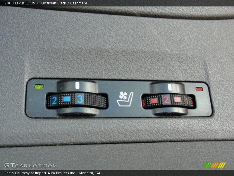 Obsidian Black / Cashmere 2008 Lexus ES 350