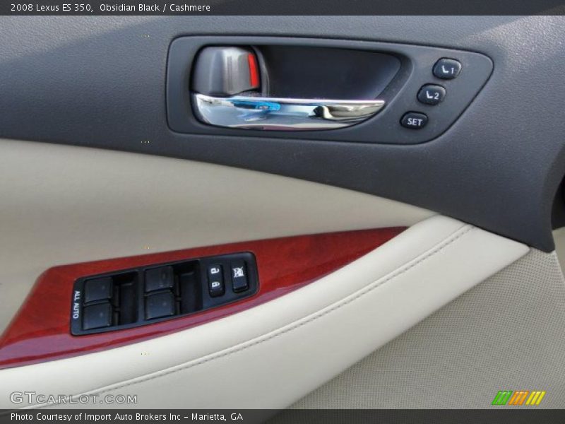 Obsidian Black / Cashmere 2008 Lexus ES 350