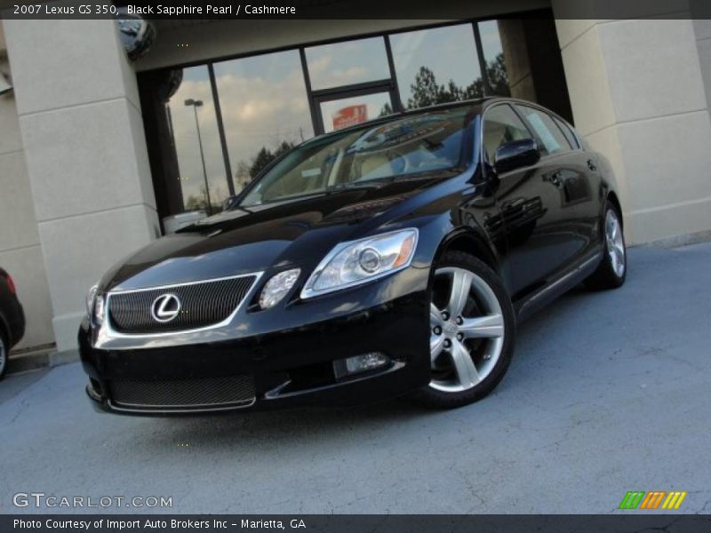 Black Sapphire Pearl / Cashmere 2007 Lexus GS 350