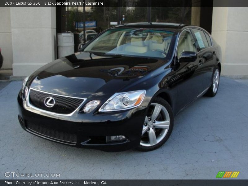 Black Sapphire Pearl / Cashmere 2007 Lexus GS 350