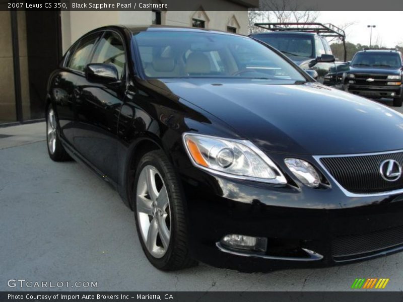 Black Sapphire Pearl / Cashmere 2007 Lexus GS 350