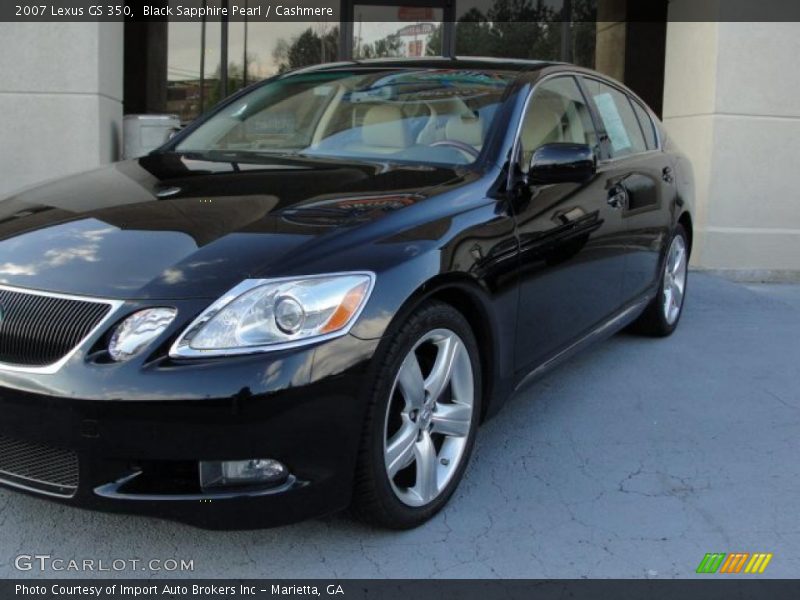 Black Sapphire Pearl / Cashmere 2007 Lexus GS 350