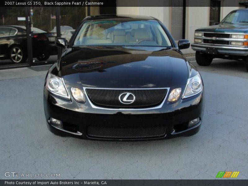 Black Sapphire Pearl / Cashmere 2007 Lexus GS 350