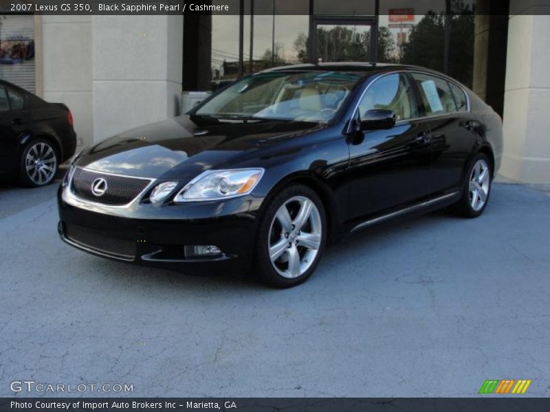 Black Sapphire Pearl / Cashmere 2007 Lexus GS 350