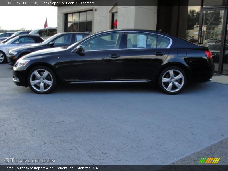 Black Sapphire Pearl / Cashmere 2007 Lexus GS 350
