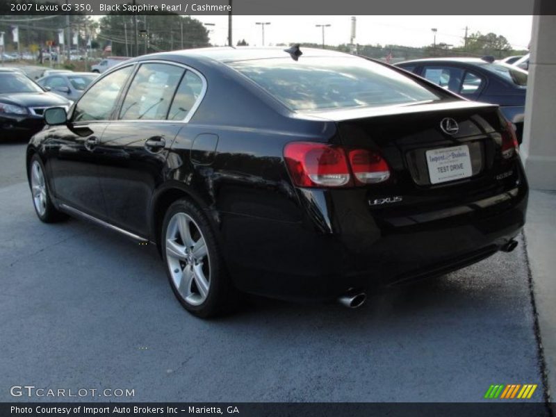 Black Sapphire Pearl / Cashmere 2007 Lexus GS 350