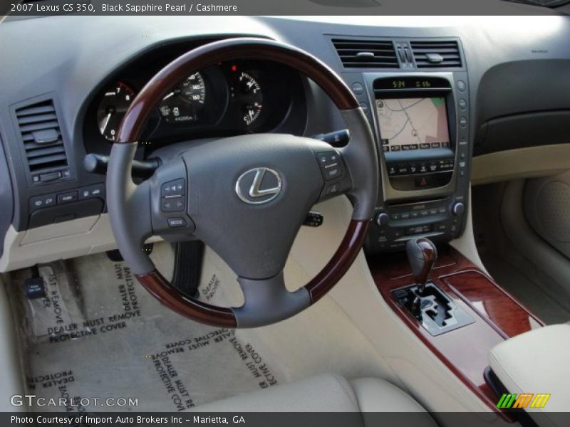 Black Sapphire Pearl / Cashmere 2007 Lexus GS 350