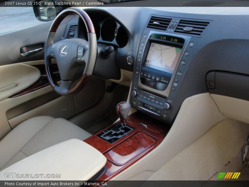 Black Sapphire Pearl / Cashmere 2007 Lexus GS 350