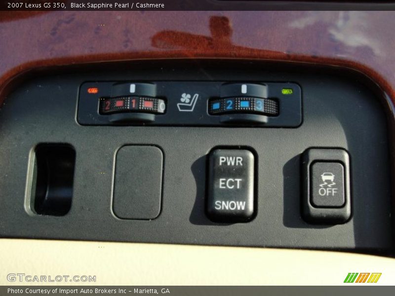 Black Sapphire Pearl / Cashmere 2007 Lexus GS 350